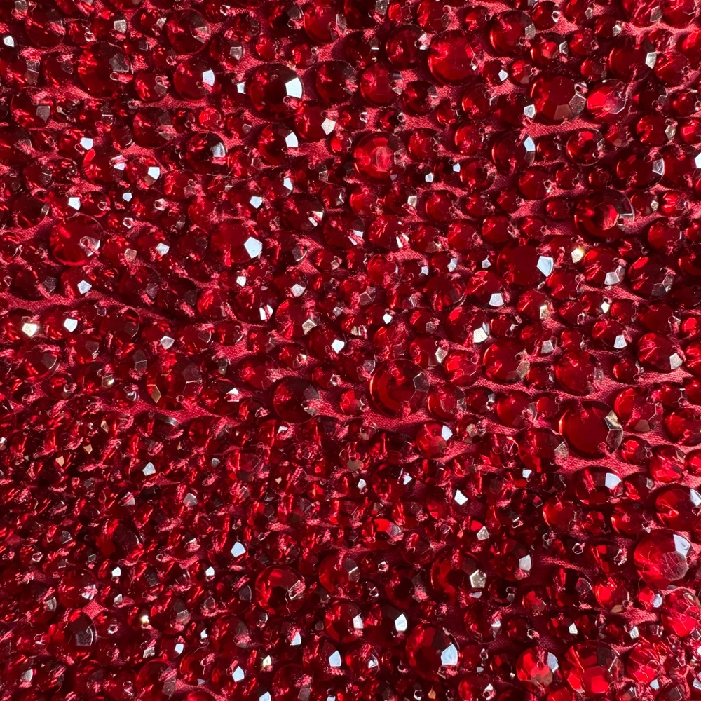 Banana Republic Ruby Red Jewel Clutch - Picture 10 of 10